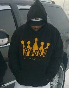 Black Thuent Hoodie