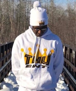 White Thuent hoodies