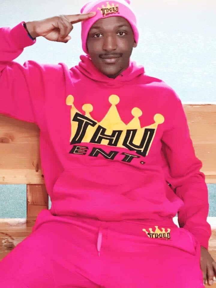 Pink thuent Hoodies